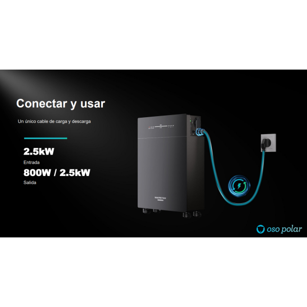 BATERÍA VENUS-E 5,12kWh IA y Backup Integrado